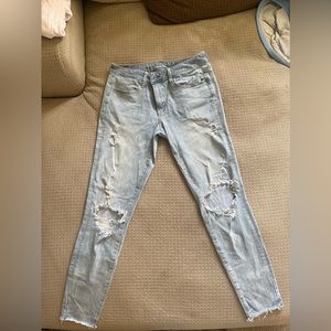 American Eagle size 10 light colored pants